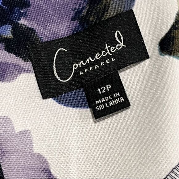 U-neck Floral Sleeveless fitted Dress size 12P - Picture 8 of 11